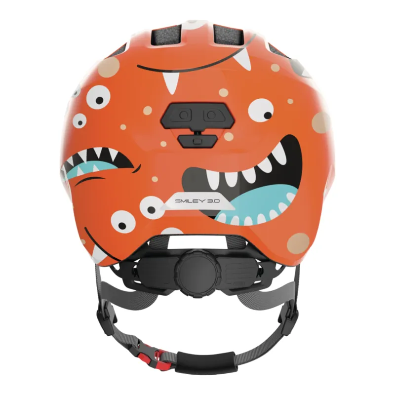 ABUS - Smiley 3.0 Kids Helmet in Orange Monster-2