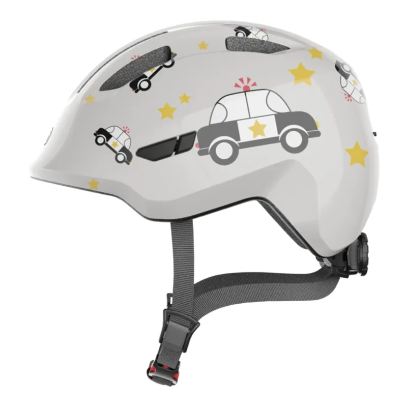 ABUS - Smiley 3.0 Kids Helmet in Grey Police