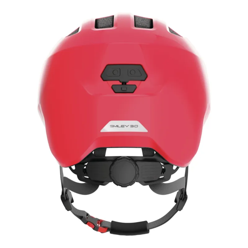 ABUS - Smiley 3.0 Kids Helmet in Shiny Red-2