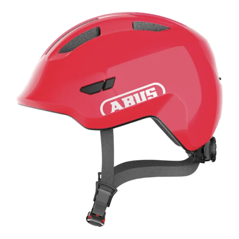 ABUS - Smiley 3.0 Kids Helmet in Shiny Red