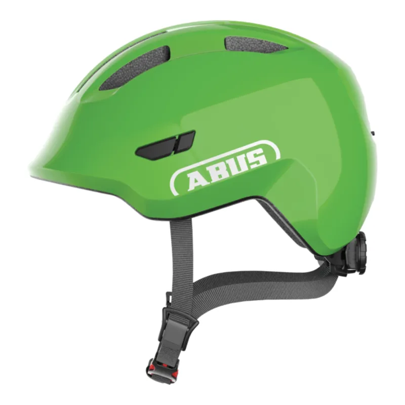 ABUS - Smiley 3.0 Kids Helmet in Shiny Green