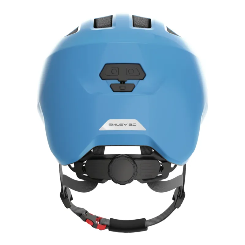 ABUS - Smiley 3.0 Kids Helmet in Shiny Blue-2