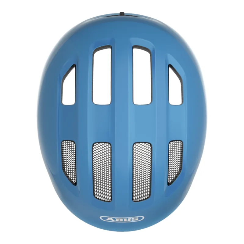 ABUS - Smiley 3.0 Kids Helmet in Shiny Blue-3