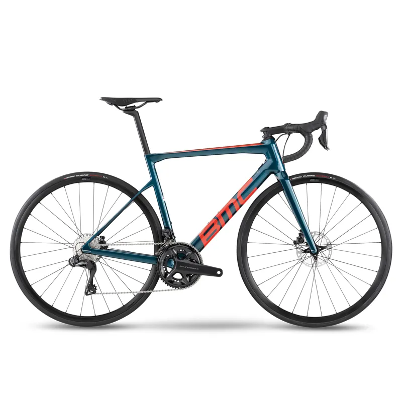 BMC - Teammachine SLR THREE - Carbon Road Bike in Sea/Neon Red