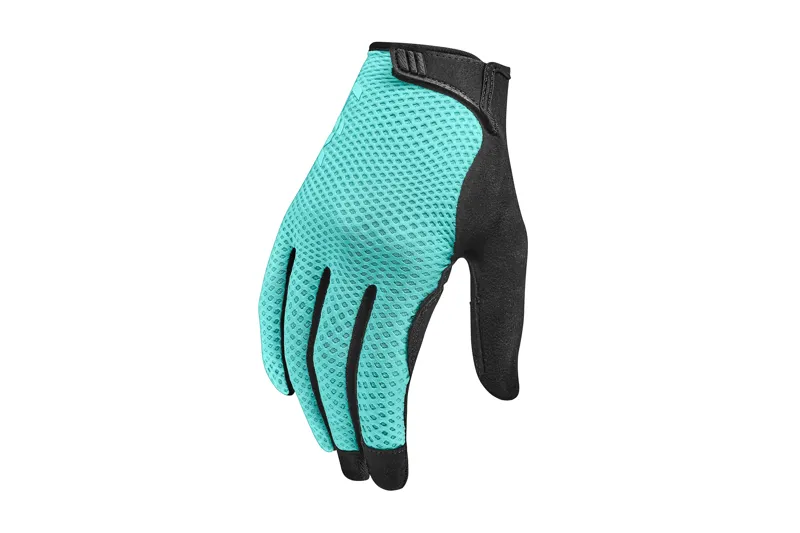 Liv - Aura Gel Long Finger Gloves in Aruba Blue