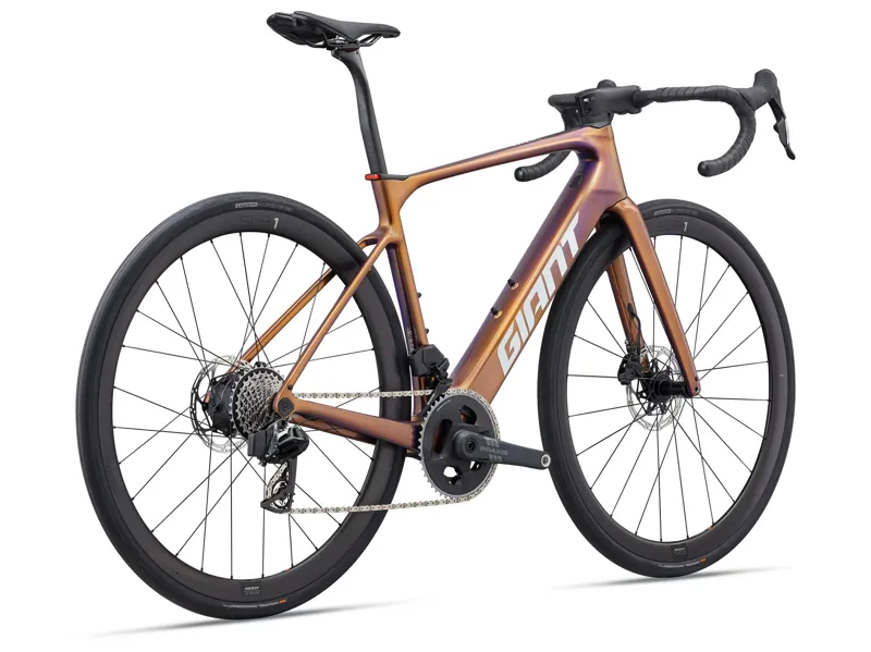 Giant - Defy Advanced E+ Elite 1 Electric Road Bike in Meteor Storm-1