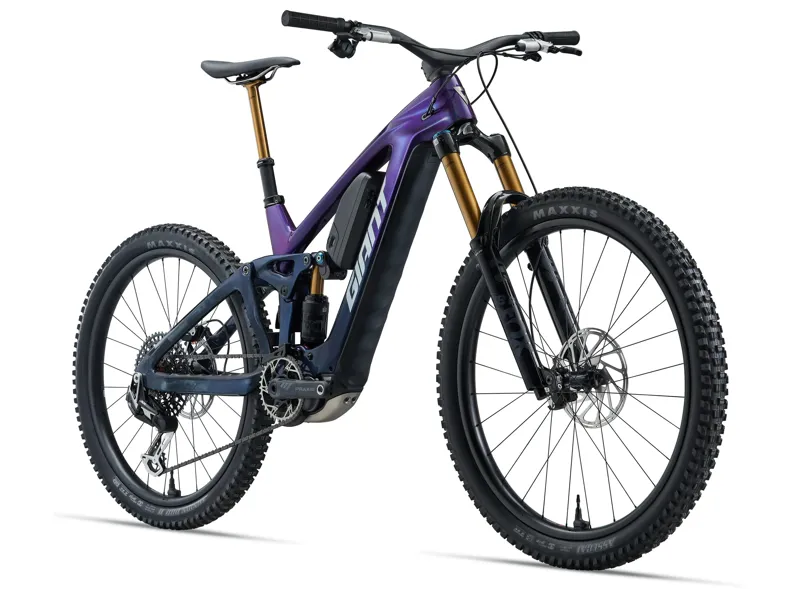 Giant - Reign Advanced E+ 0 Electric Mountain Bike in Purple Haze/Metallic Navy-1