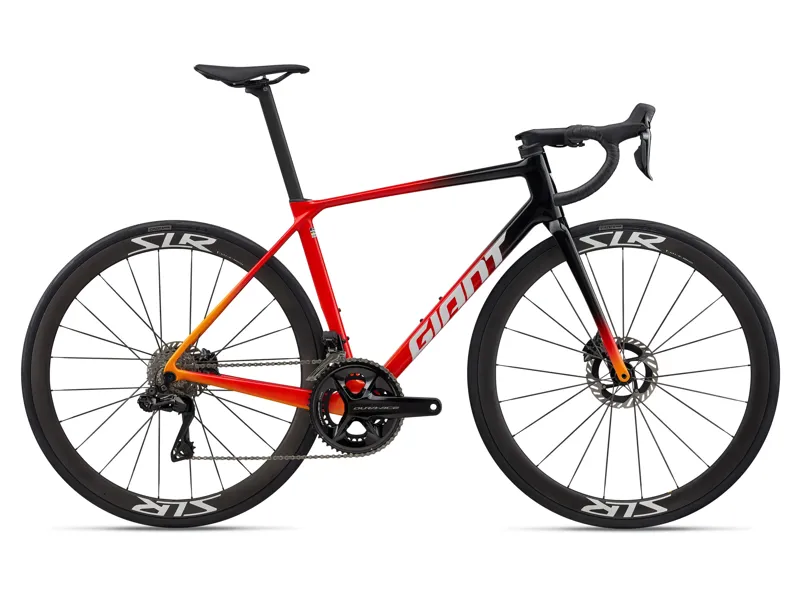Giant - TCR Advanced Pro Dura Ace Road Bike in Black/Rosso Corsa
