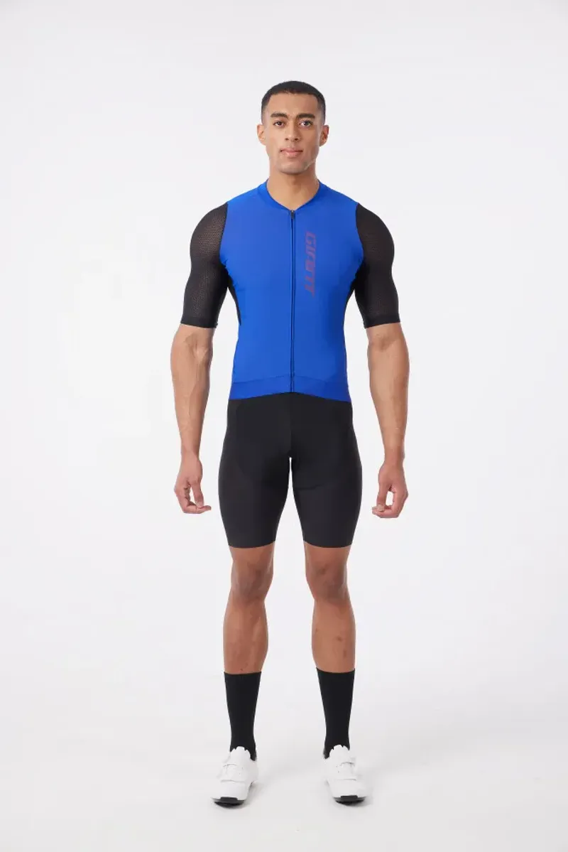 Giant - Race Day Short Sleeve Jersey in Black and Blue-2