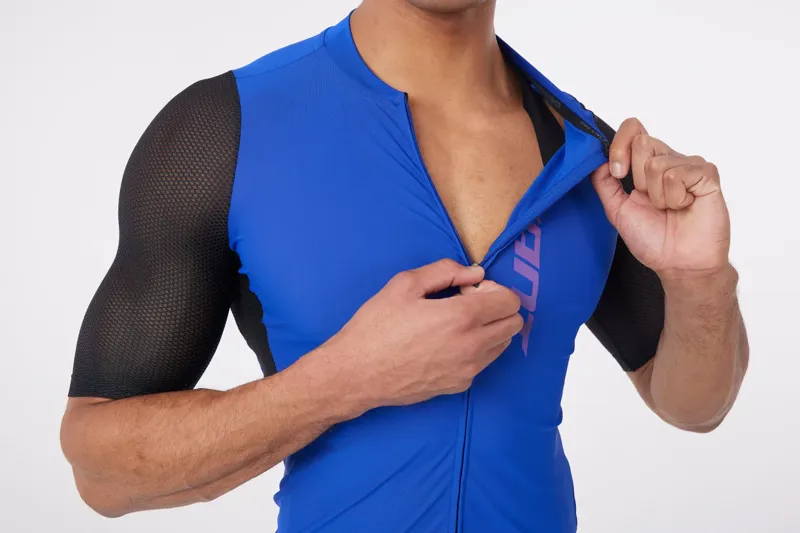 Giant - Race Day Short Sleeve Jersey in Black and Blue-4