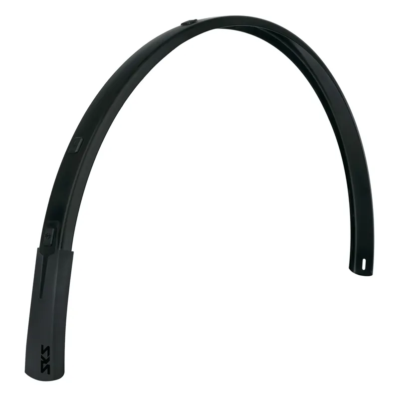 SKS - Bluemels Style 28 inch Mudguard Set with Flaps in Matt Black-2