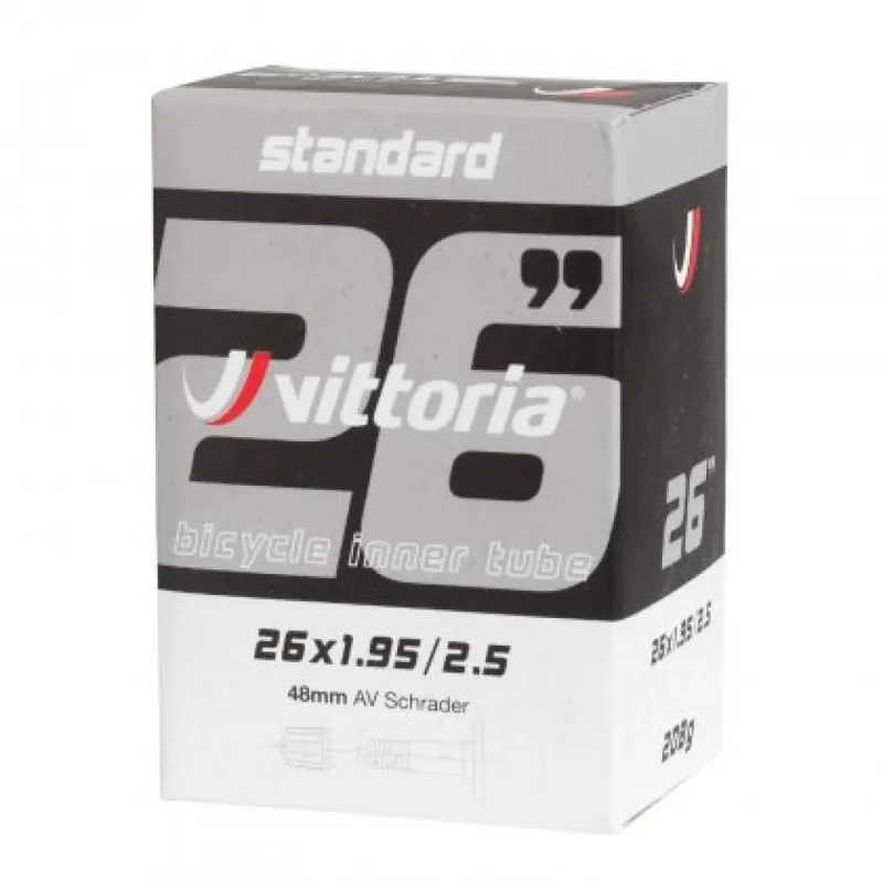 Vittoria Standard 20x1.95/2.125 48mm Schrader Valve Inner Tube
