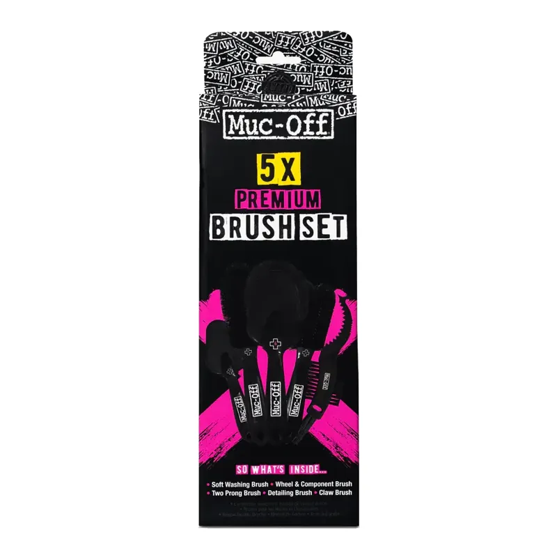 Muc-Off - 5x Premium Bike Cleaning Brush Kit-1