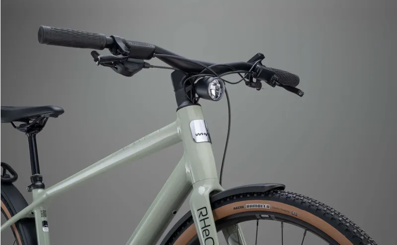 Whyte - RHeO 3 City and Leisure Hybrid Electric Bike in Sage Green-12