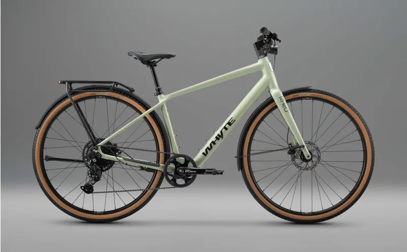 Whyte - RHeO 3 City and Leisure Hybrid Electric Bike in Sage Green-1