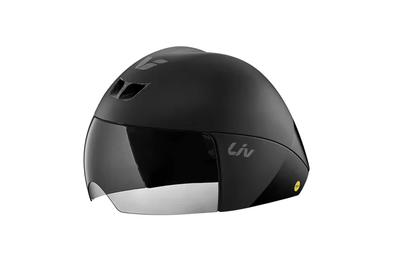 Liv - Rivet MIPS Aerodynamic Time Trial Road Helmet in Matt Black