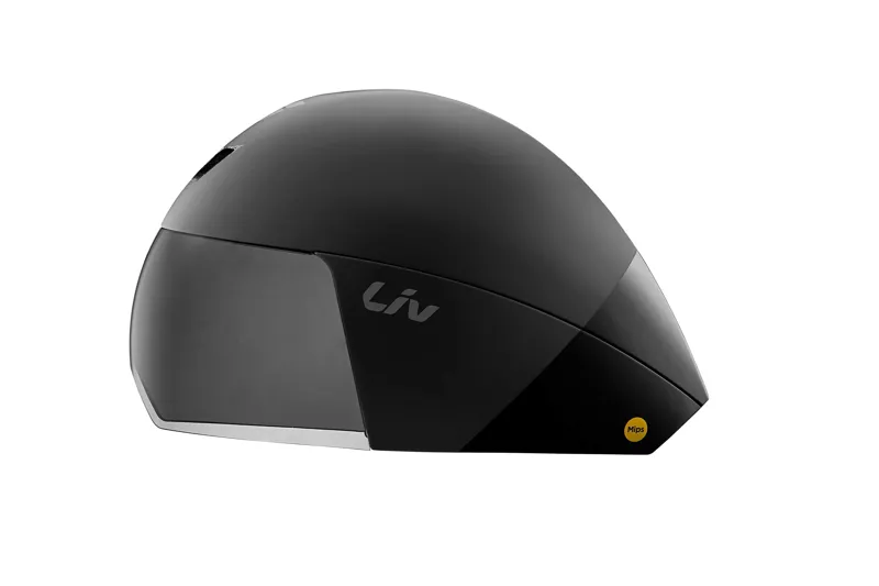 Liv - Rivet MIPS Aerodynamic Time Trial Road Helmet in Matt Black-1