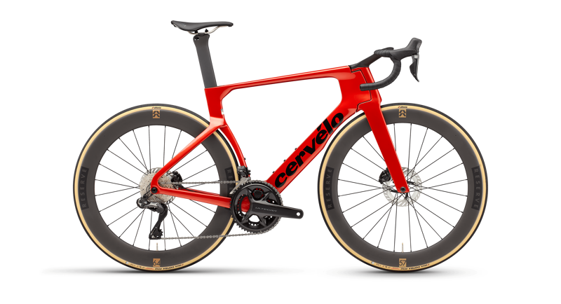 Cervelo - S5 Ultegra Di2 Aero Racing Road Bike in Carnelian