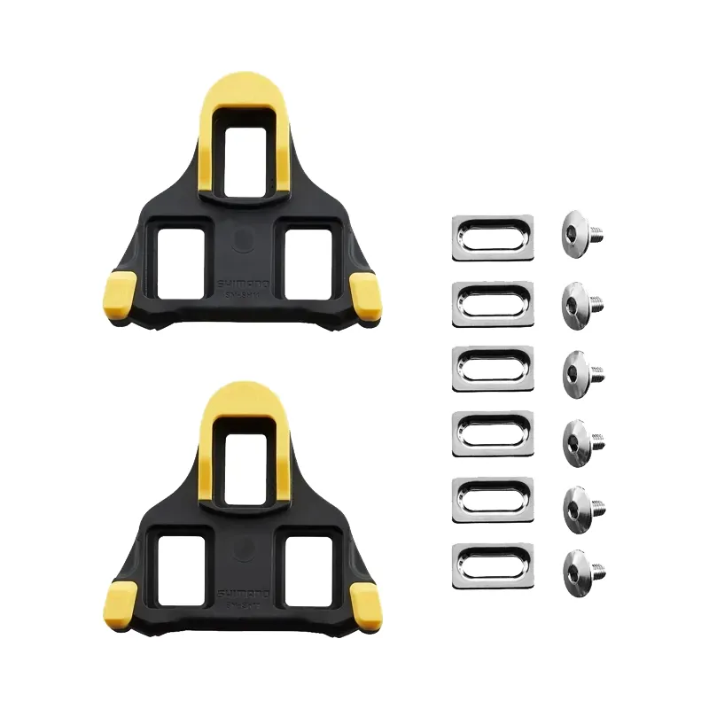 Shimano - SM-SH11 SPD-SL Cleats - Centre Pivot Floating - Yellow 6 Degrees Float