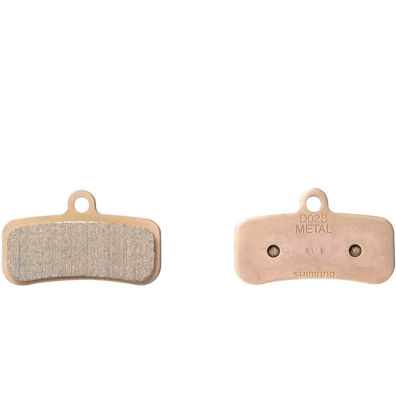 Shimano - D02S-MX Disc Brake Pads and Spring - Metal Sintered Pad / Steel Back