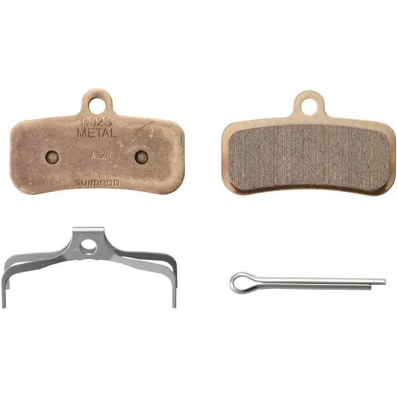 Shimano - D02S-MX Disc Brake Pads and Spring - Metal Sintered Pad / Steel Back-1