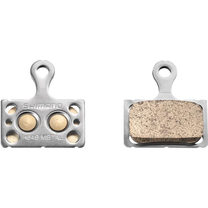 Shimano - K04S-MX Disc Brake Pads and Spring - Metal Sintered Pad / Steel Back