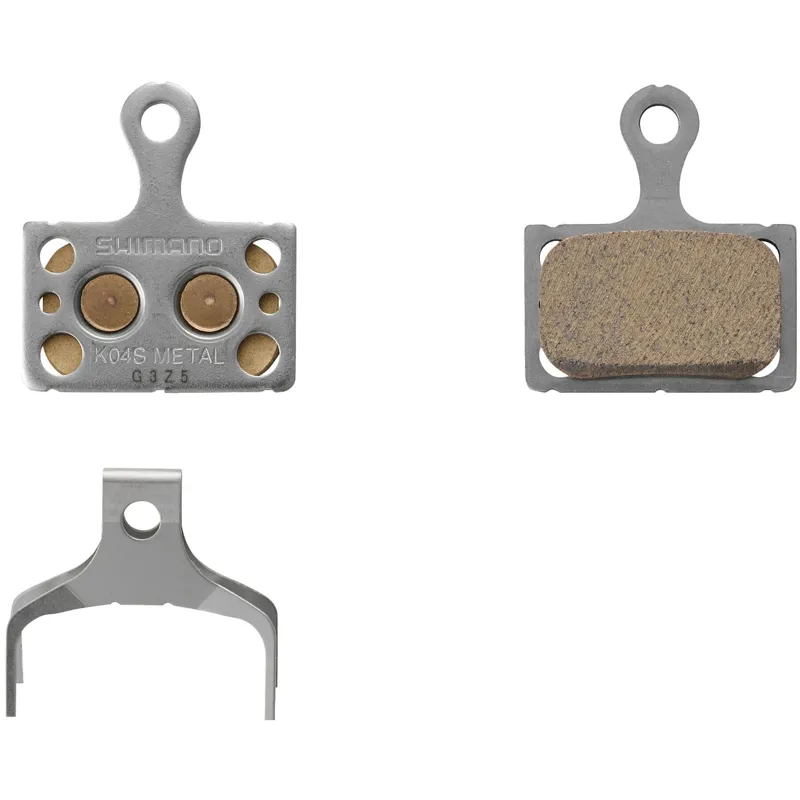 Shimano - K04S-MX Disc Brake Pads and Spring - Metal Sintered Pad / Steel Back-1