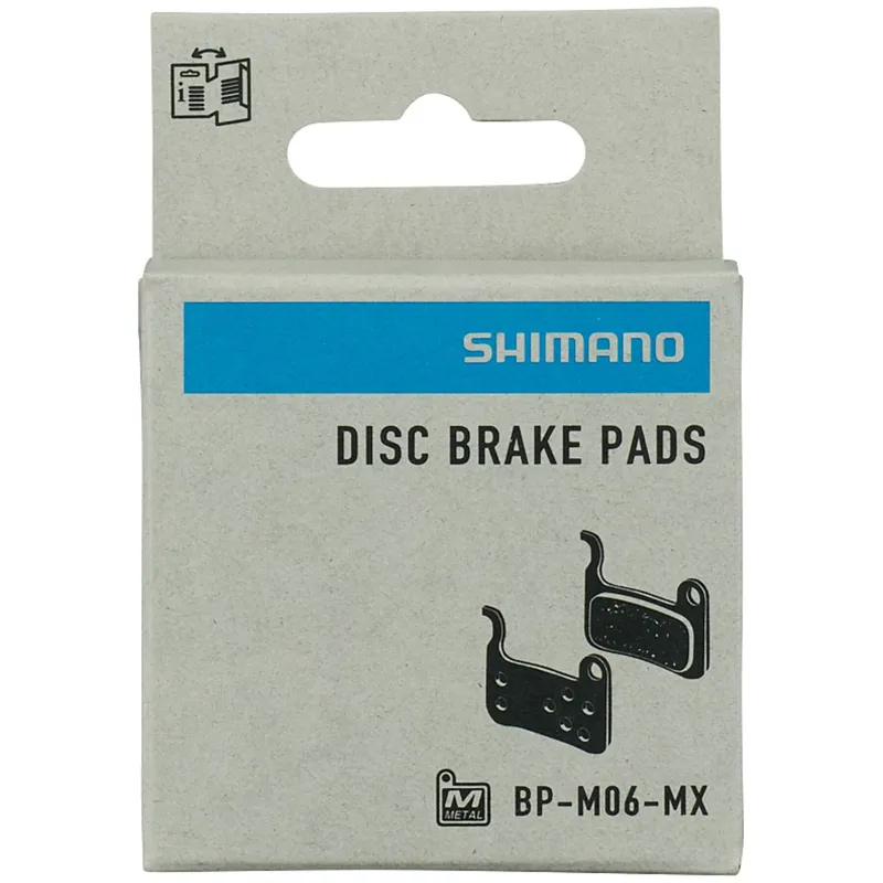 Shimano - M06-MX Disc Brake Pads and Spring - Metal Sintered Pad / Steel Back-1