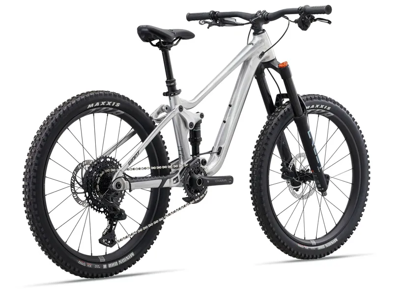 Giant - Faith 24 Full Suspension Kids Mountain Bike in Raw Aluminium-2