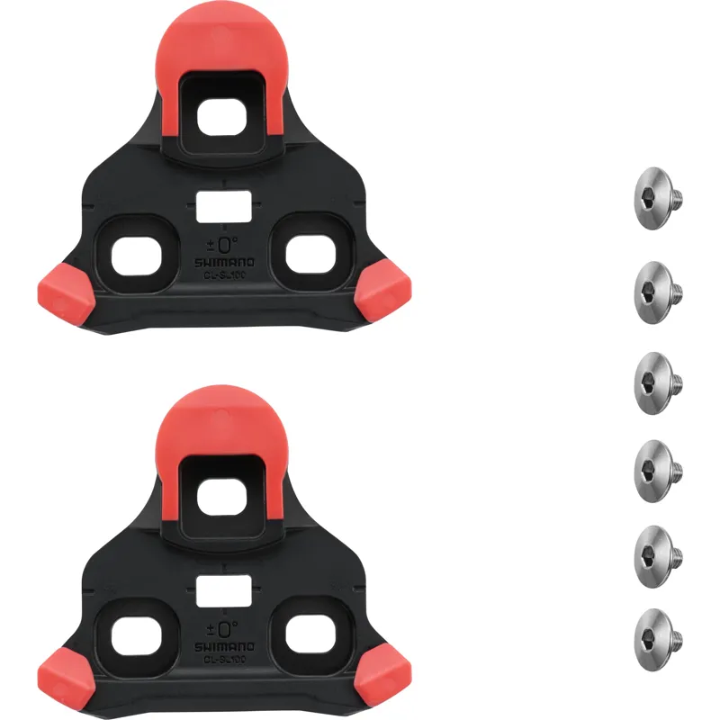 Shimano - CL-SL100 SPD-SLR Cleat - Red-1