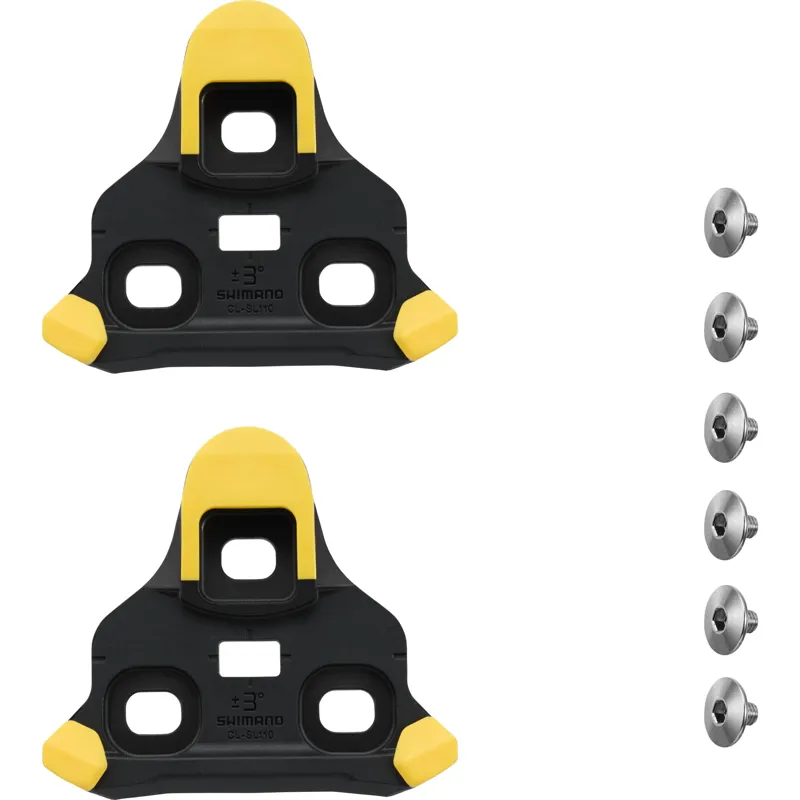 Shimano - CL-SL110 SPD-SLR Cleat - 6 Degree - Yellow-1