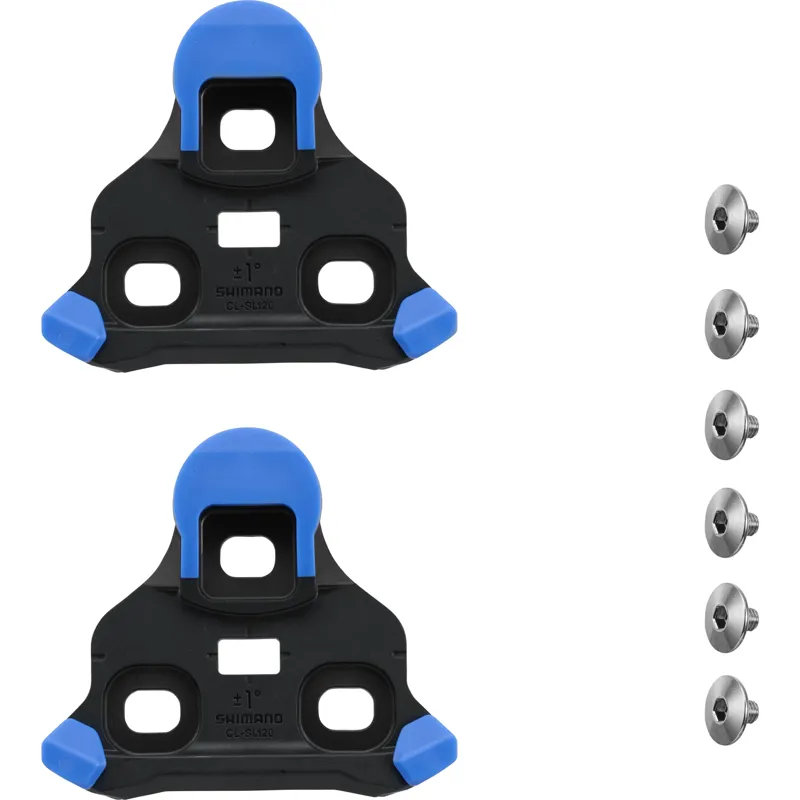 Shimano - CL-SL120 SPD-SLR Cleat - 2 Degree - Blue-1