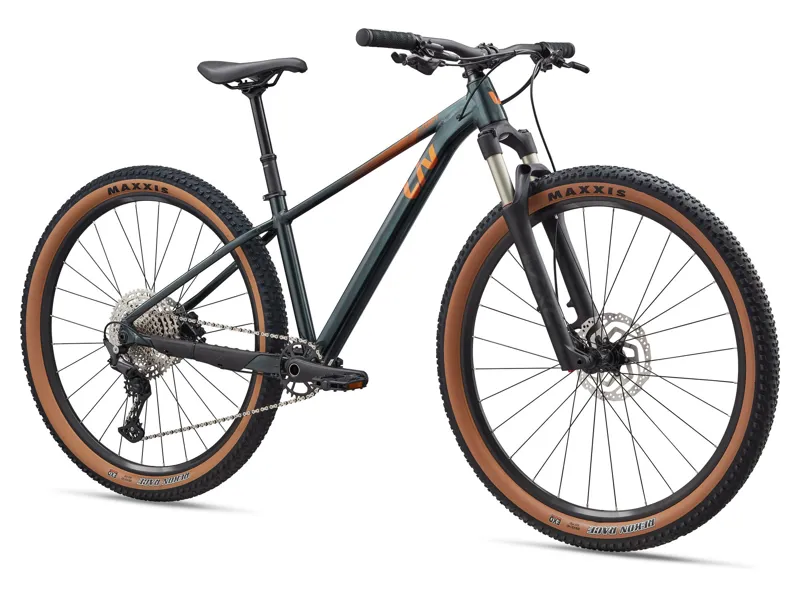 Liv - Tempt 0 Hardtail Mountain Bike in Gloss Asphalt Green-1