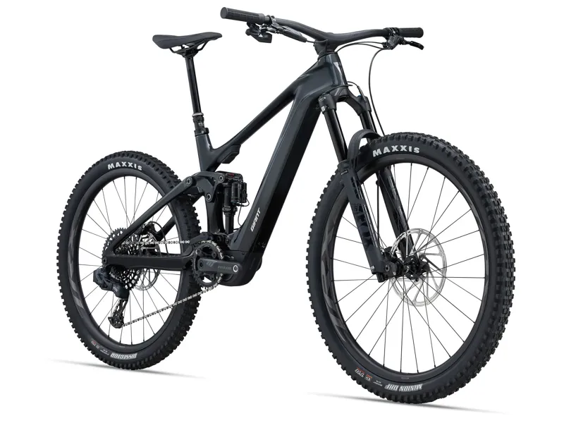 Giant - Trance X Advanced E+ EL 1 Electric Full Suspension Mountain Bike in Gunmetal Black-1