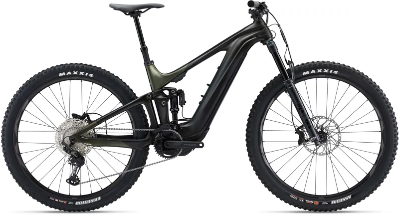 Giant - Trance X Advanced E+ 1 Full Suspension Electric Mountain Bike in Panther / Green