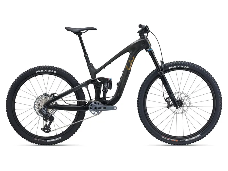 Liv - Intrigue X Advanced 1 Full Suspension Trail Mountain Bike in Gloss Raw Carbon/Chrome