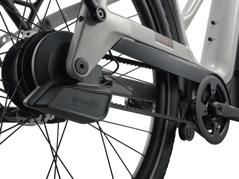 Giant - Explore E+ 0 Stagger Electric Hybrid Bike in Snow Drift-6