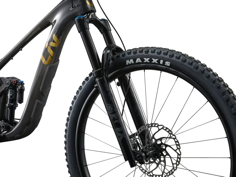 Liv - Intrigue X Advanced 1 Full Suspension Trail Mountain Bike in Gloss Raw Carbon/Chrome-2