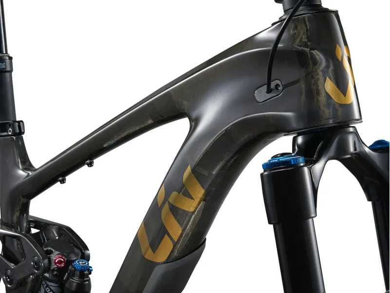 Liv - Intrigue X Advanced 1 Full Suspension Trail Mountain Bike in Gloss Raw Carbon/Chrome-5
