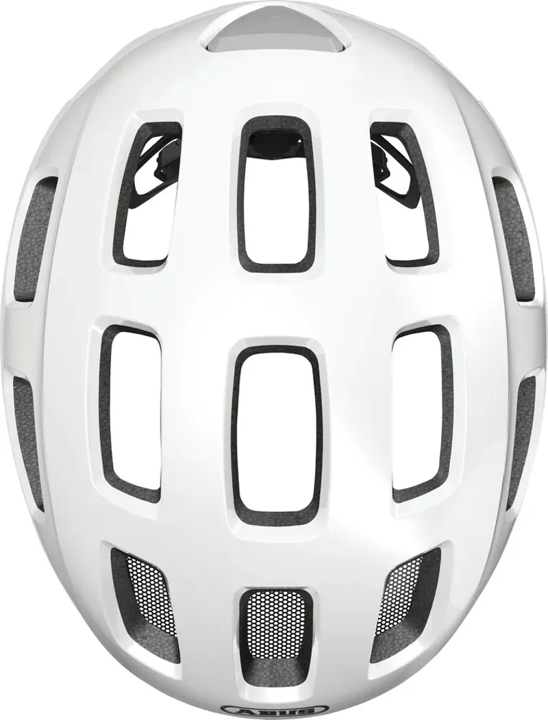 ABUS - Youn-I 2.0 Youth Bike Helmet in Pearl White-2