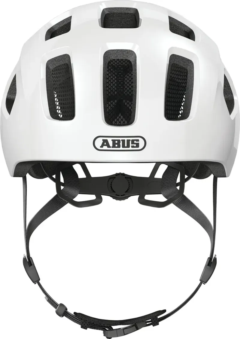 ABUS - Youn-I 2.0 Youth Bike Helmet in Pearl White-3