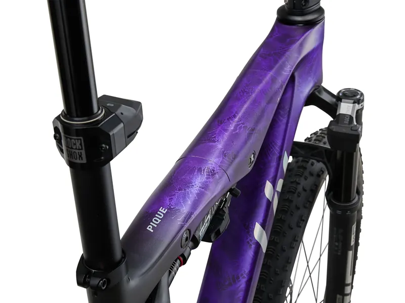 Liv - Pique Advanced SL SE Women's Carbon XC Full Suspension Mountain Bike in Stella Grey-7