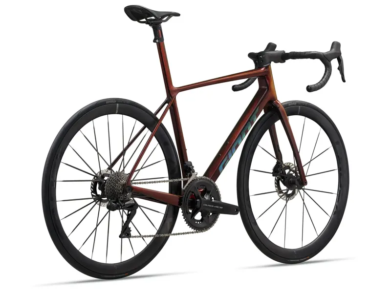 Giant - TCR Advanced SL 0 DA Road Race Bike In Gloss Black Lava/Iris-2