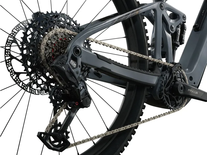 Liv - Intrigue Advanced E+ 1 Full Suspension Women's Electric Mountain Bike in Stardust Grey-4