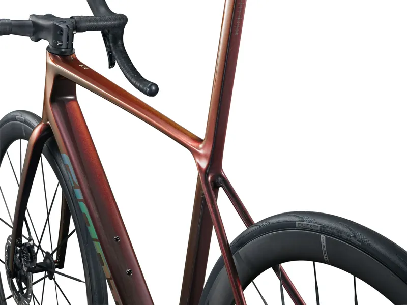 Giant - TCR Advanced SL 0 DA Road Race Bike In Gloss Black Lava/Iris-11