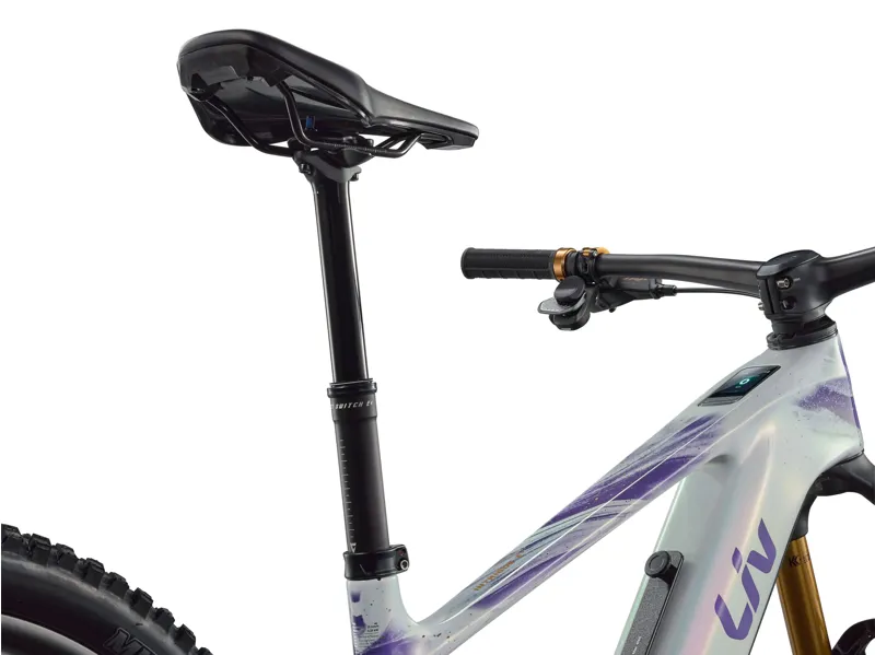 Liv - Intrigue Advanced E+ 0 Full Suspension Women's Electric Mountain Bike in Prism Pearl-4