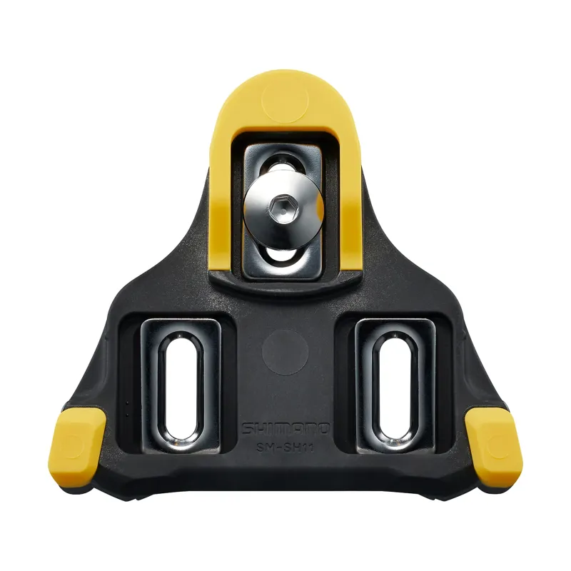 Shimano - SM-SH11 SPD-SL Cleats - Centre Pivot Floating - Yellow 6 Degrees Float-1
