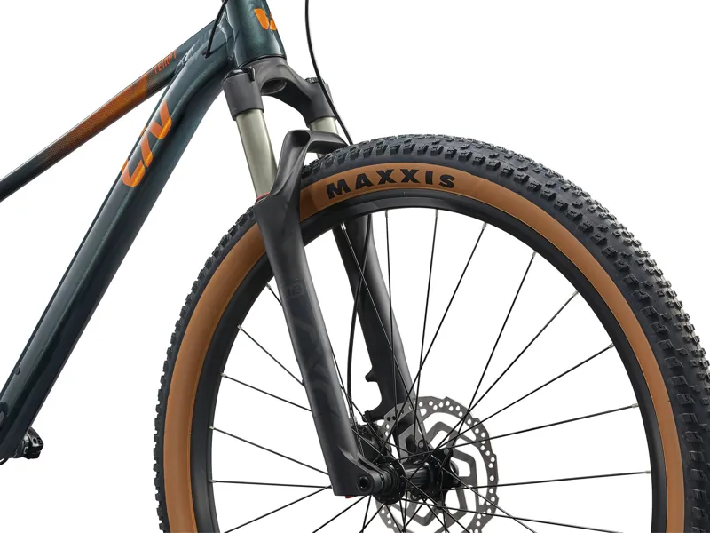 Liv - Tempt 0 Hardtail Mountain Bike in Gloss Asphalt Green-7