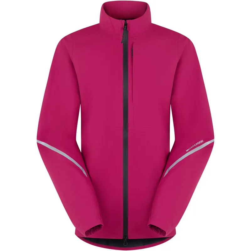 Madison - Freewheel Women's Waterproof Jacket in Magenta Pink
