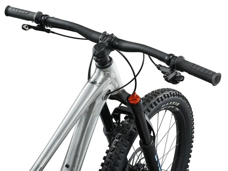 Giant - Faith 24 Full Suspension Kids Mountain Bike in Raw Aluminium-5